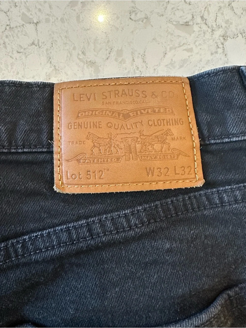 Men's Levi’s Black 512 Denim Jeans - Classic Straight Fit